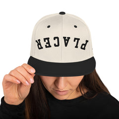Placer Embroidered Snapback Hat