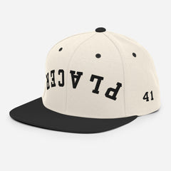 Placer Embroidered Snapback Hat