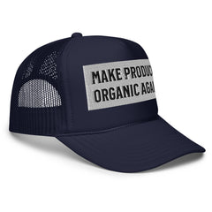 Make produce organic again trucker hat