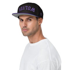 Wolves baseball embroidered snapback