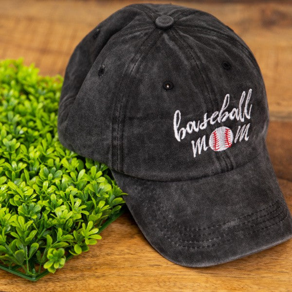 Mom Baseball Embroidered Cap Hat